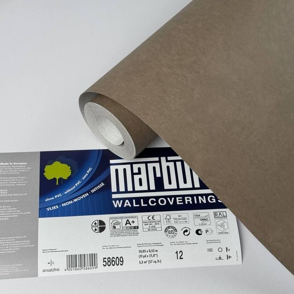 Шпалери вінілові на флізеліновій основі Marburg 58609 (0.53), рулон 10 м 58609 фото
